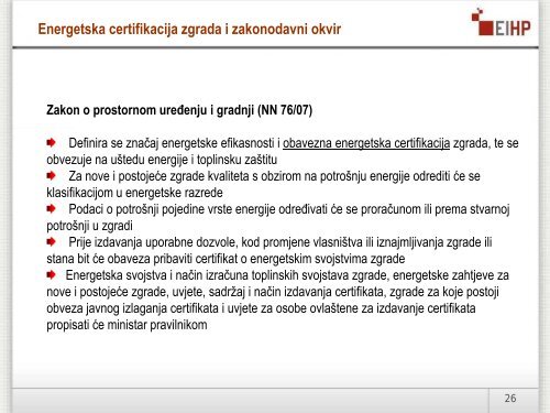 Aktivnosti u provedbi energetskih pregleda - Centar za energetsku ...