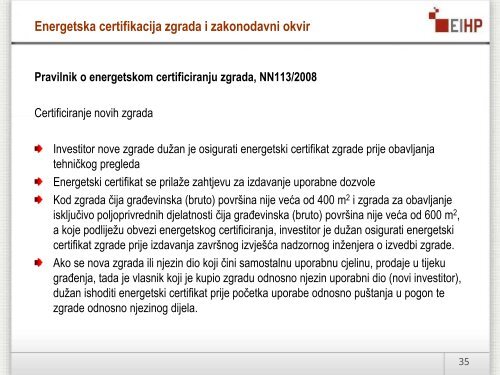 Aktivnosti u provedbi energetskih pregleda - Centar za energetsku ...