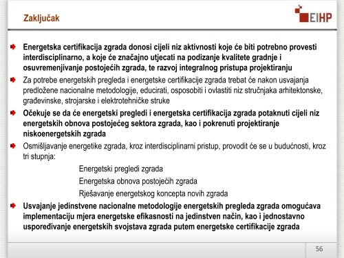 Aktivnosti u provedbi energetskih pregleda - Centar za energetsku ...