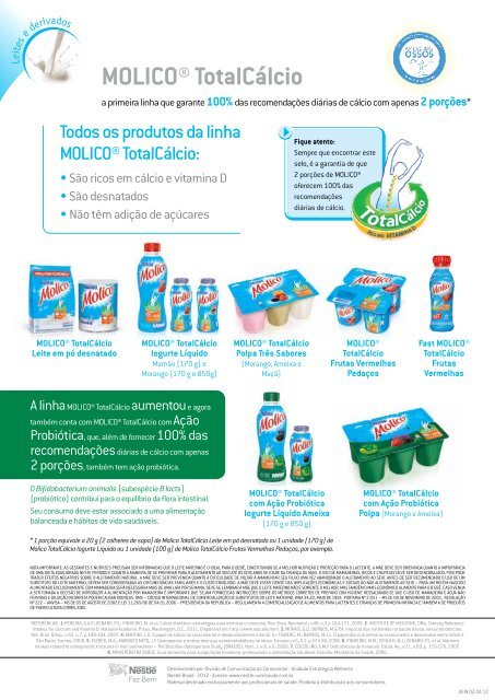 mOlICO® totalCálcio - Nestlé