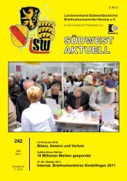 242 - Landesverband Südwestdeutscher Briefmarkensammler ...