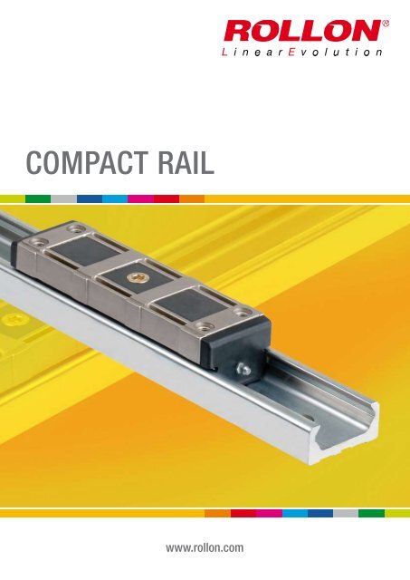 Compact Rail-Produktkatalog - Rollon