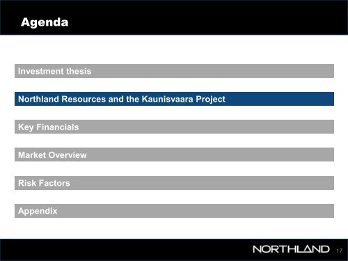 Investor Presentation May 2013 - Northland Resources