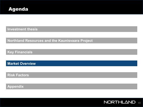 Investor Presentation May 2013 - Northland Resources