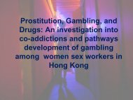 Prostitution, Gambling, and Drugs: An investigation into co ...