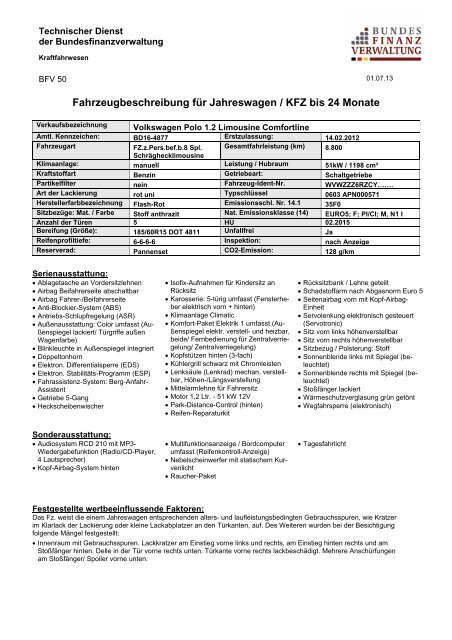 Zoll Auktion Jahreswagen Bis 24 Monate