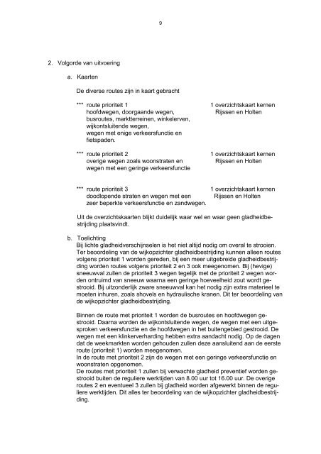 nota gladheidsbestrijding - Gemeente Rijssen-Holten