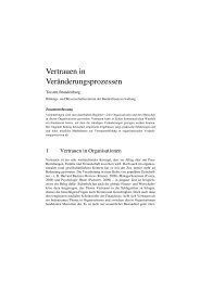 Vertrauen in VerÃ¤nderungsprozessen - Torsten Brandenburg