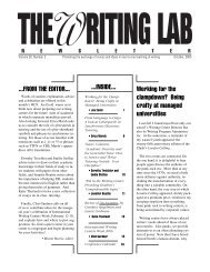 30.2 - The Writing Lab Newsletter