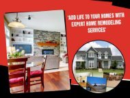 Add life to homes with expert home remodeling services in O’Fallon’