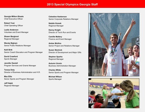 2012 Annual Report - Special Olympics Georgia