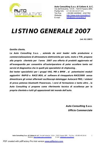 LISTINO AUTO CONSULTING 2007.docx