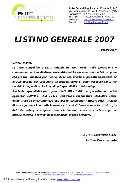 LISTINO AUTO CONSULTING 2007.docx