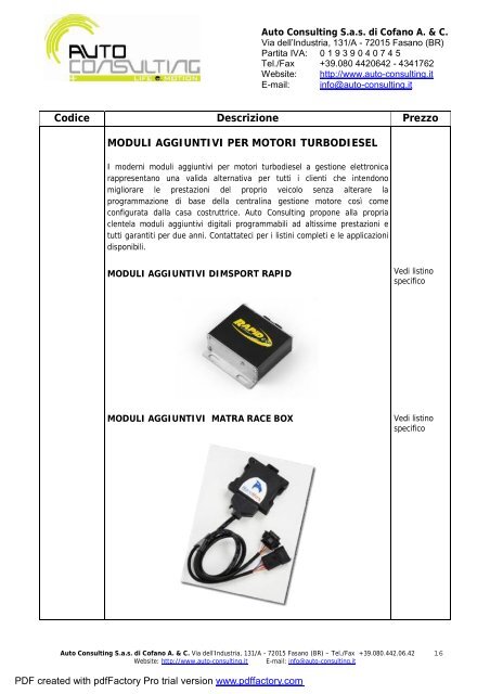 LISTINO AUTO CONSULTING 2007.docx