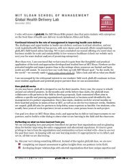 ghdLAB dec11 open letter - global health at MIT