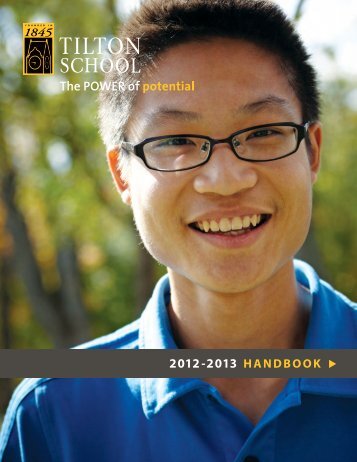 Student Handbook - Tilton School