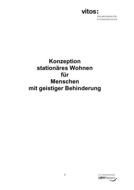 Konzeption stationÃ¤res Wohnen fÃ¼r Menschen mit ... - Vitos Kalmenhof