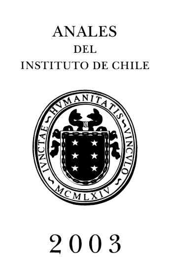 ANALES - Instituto de Chile