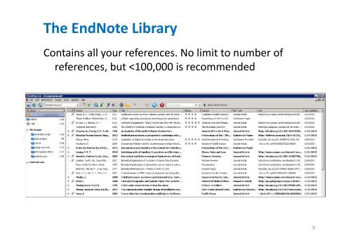 Fundamentals of EndNote X6 - NUS Libraries