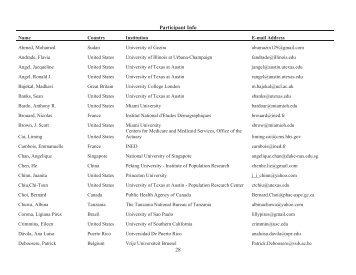 2013 REVES Participant List - University Blog Service