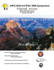 Proceedings (~16Mb) - European Federation of Geologists