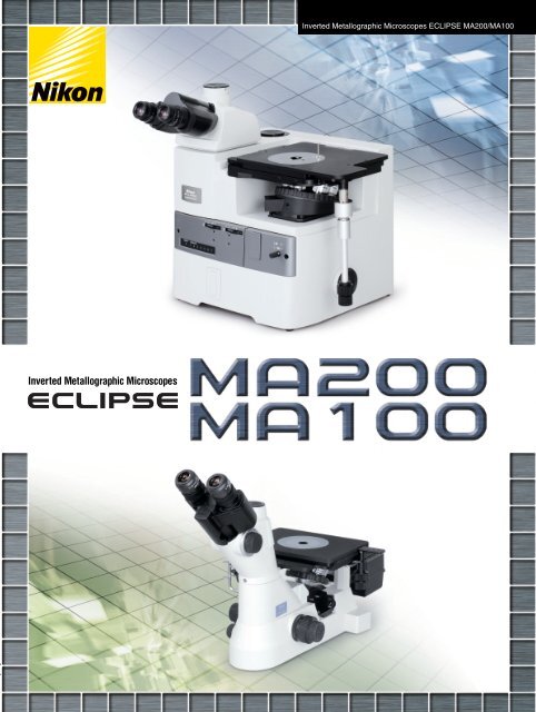 Inverted Metallographic Microscopes ECLIPSE MA200/MA100