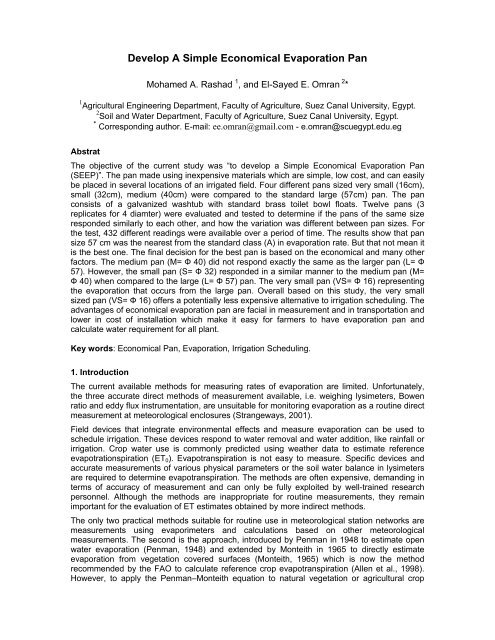 poster - International Conference of Agricultural Engineering