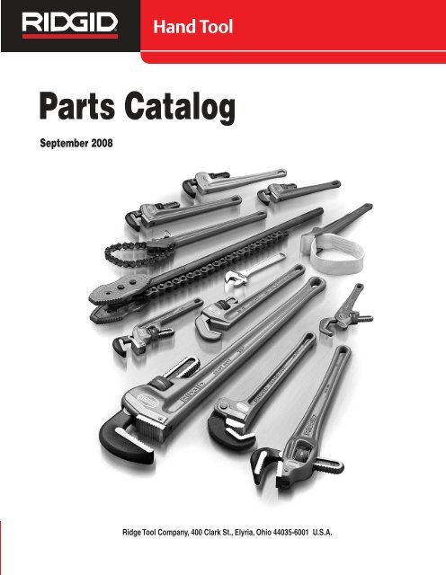 Hand Tool Parts Catalog - Incledon