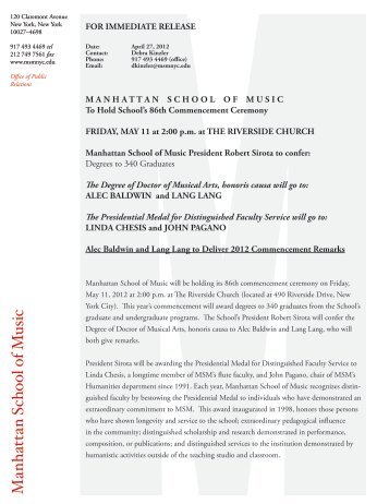 Printable .pdf - Manhattan School of Music
