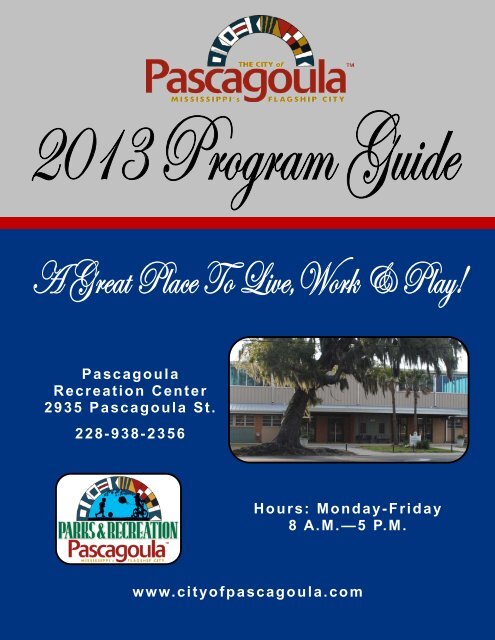 Program and Activities Guide - City of Pascagoula