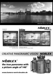 creative panoramic vision: noblex - KAMERA WERK DRESDEN GmbH