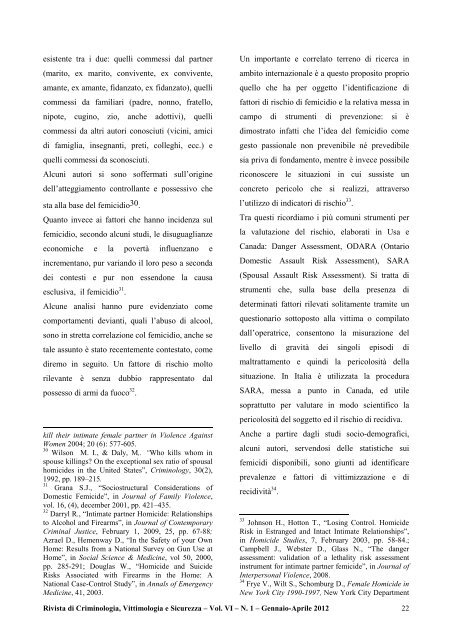 Organo ufficiale della Società Italiana di Vittimologia (S.I.V.)