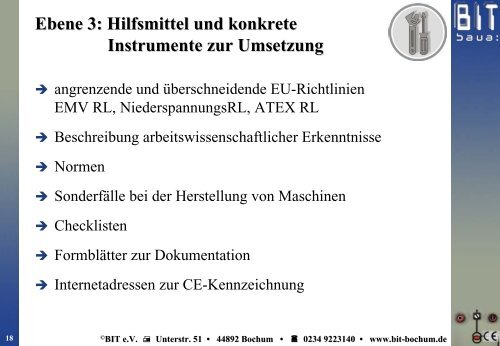 CE-Kennzeichnung von Maschinen - Aktuelle Handlungshilfen