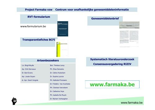 Presentatie - vzw farmaka asbl