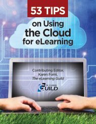 on Using the Cloud for eLearning - CEdMA