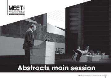 abstracts main session - MEET CONGRESS