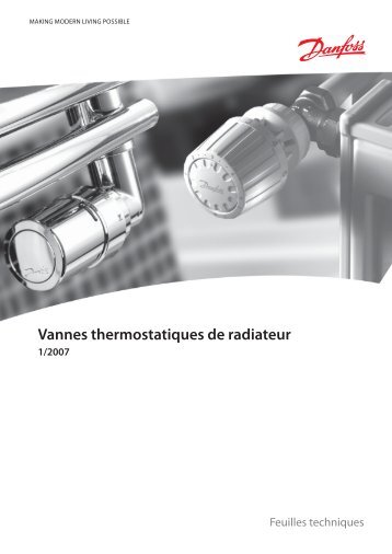 Vannes thermostatiques de radiateur - SpÃ©cialistes Suisse - Danfoss