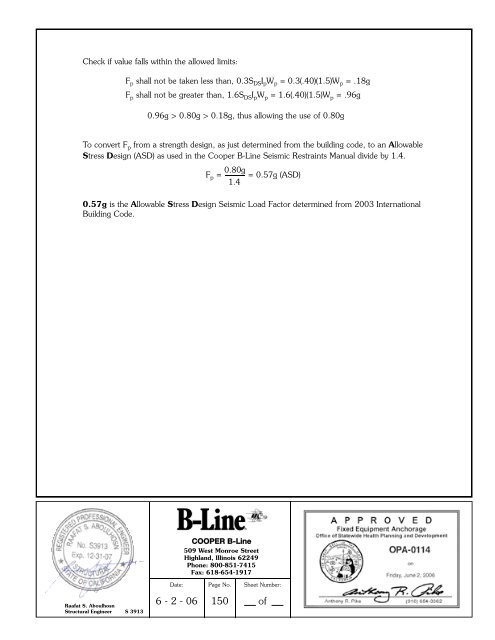 Cooper B-Line Seismic Restraints - Dixie Construction Products