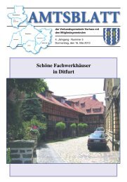 Amtsblatt vom 16. Mai 2013 - Verbandsgemeinde Vorharz