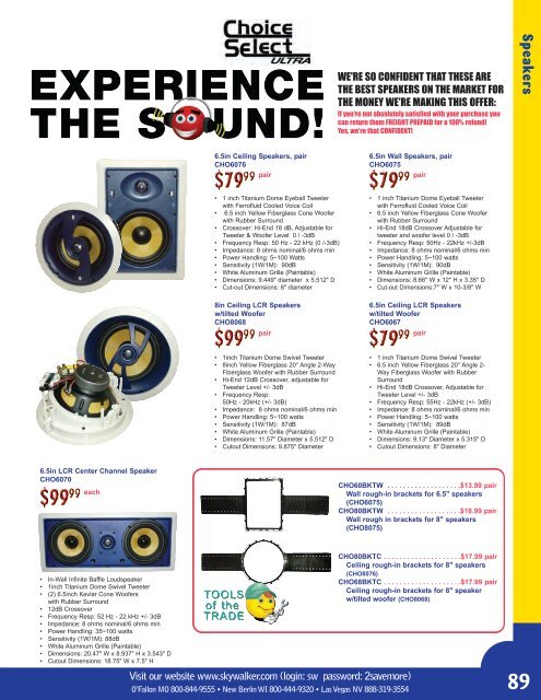 Speaker Mounts Metal Wall