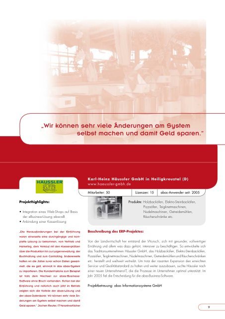 Referenzen - ABAS Software AG