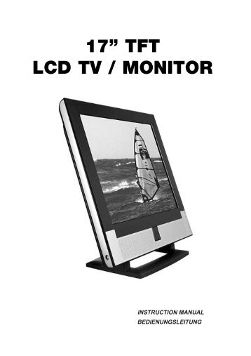17” TFT LCD TV / MONITOR - Gericom