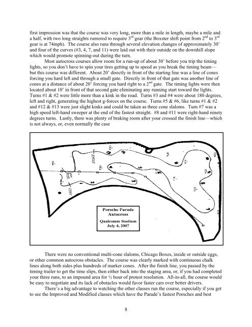 52nd Porsche Parade Autocross by Jim Cambron - Heart O' Dixie