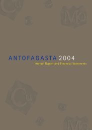 Annual Report 2004 - Antofagasta plc