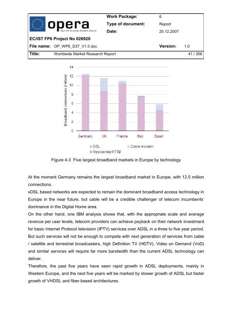 WORLDWIDE MARKET RESEARCH REPORT - CISE