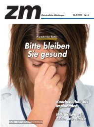 Neue Werkstoffe und Verfahren für die CAD/CAM-Restauration