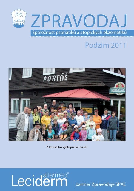 Zpravodaj SPAE Podzim 2011 - Česká Akademie dermatovenerologie