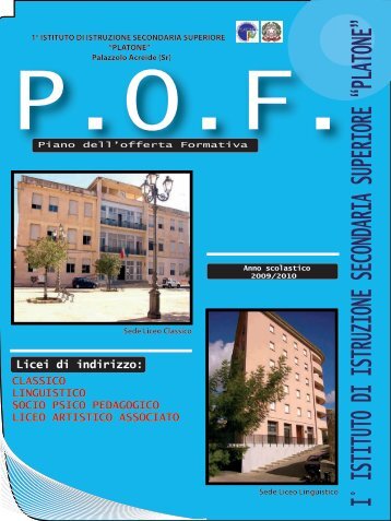 copertina pof - Liceo Platone