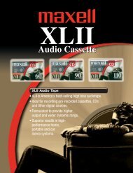 XLII Audio - Maxell Canada