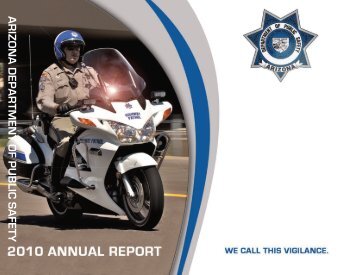 2010 DPS Annual Report - Arizona Department of Public Safety